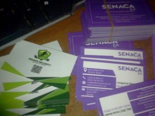 Business cards Printing services