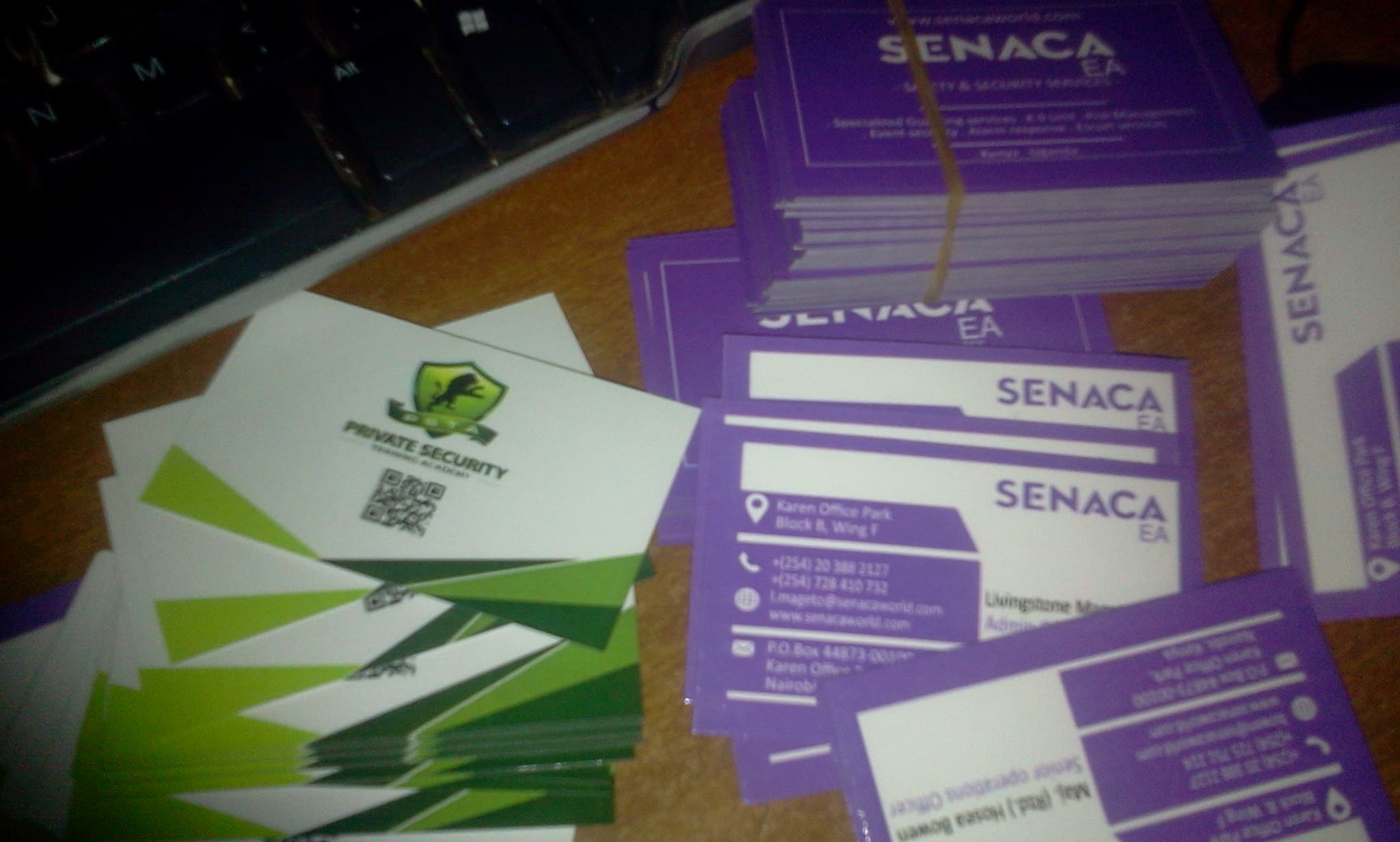 Business cards Printing services