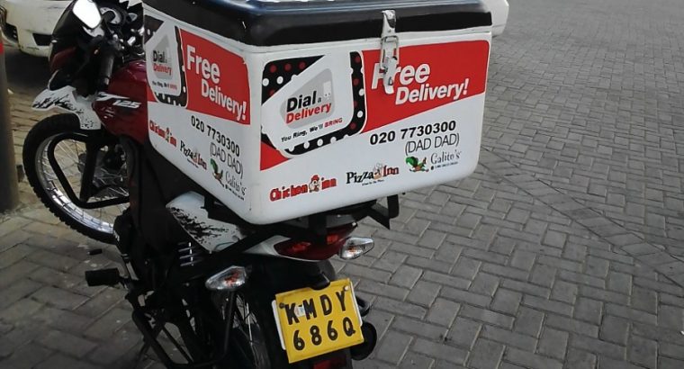 we make fibreglass delivery boxes for motorbikes