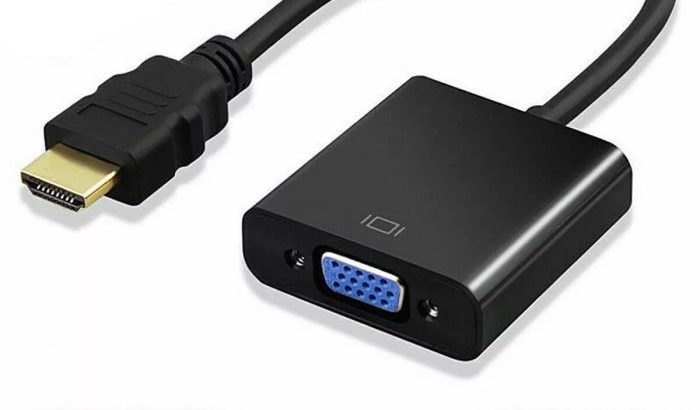 HDMI male to female VGA cord