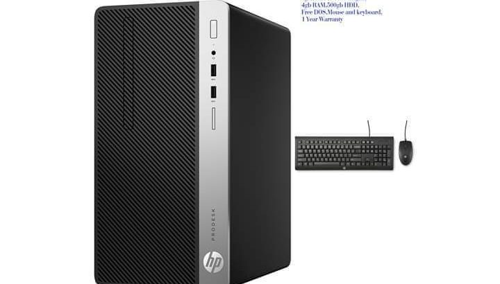 HP ProDesk 400 G4 Desktop with 18 inch monitor