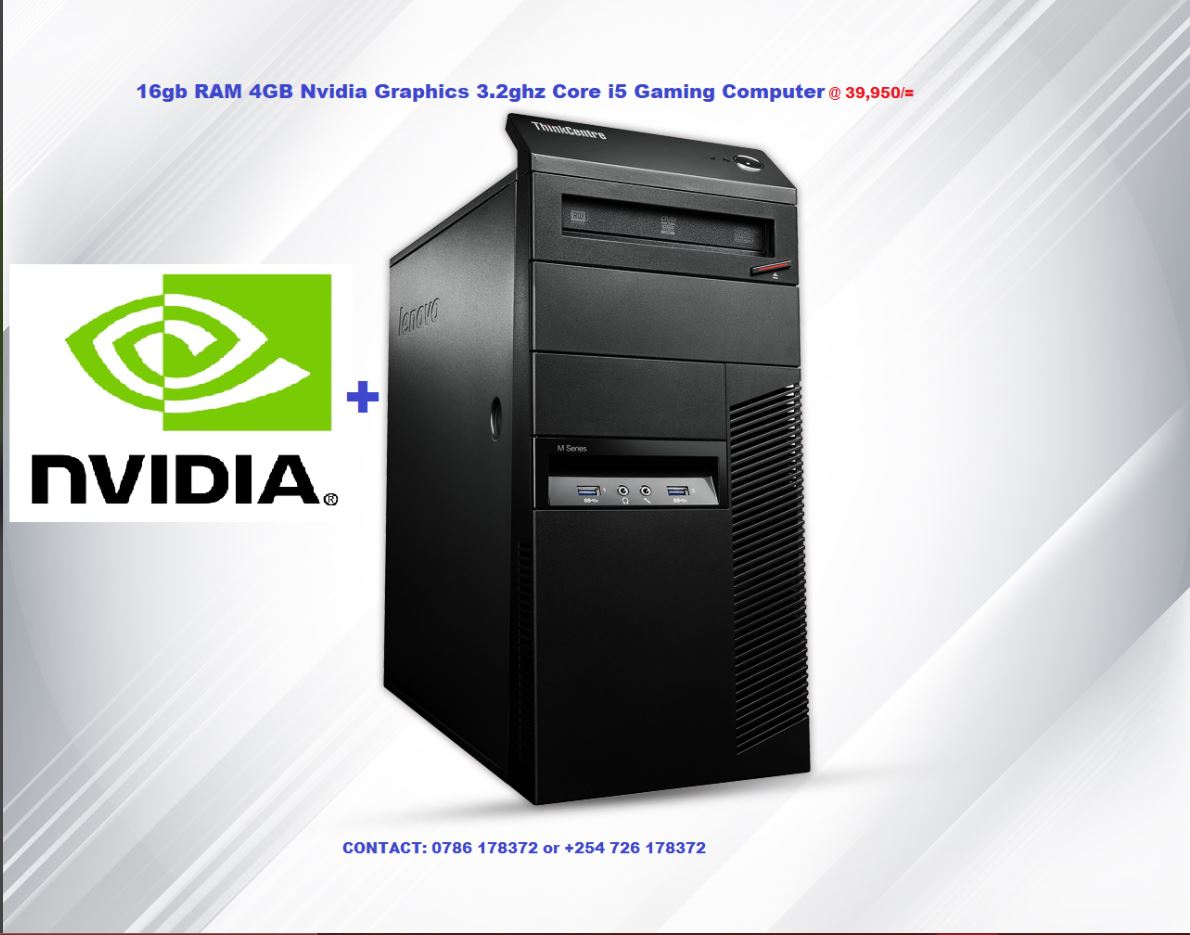 Refurbished Core i5 Lenovo Desktop PC 16gb RAM