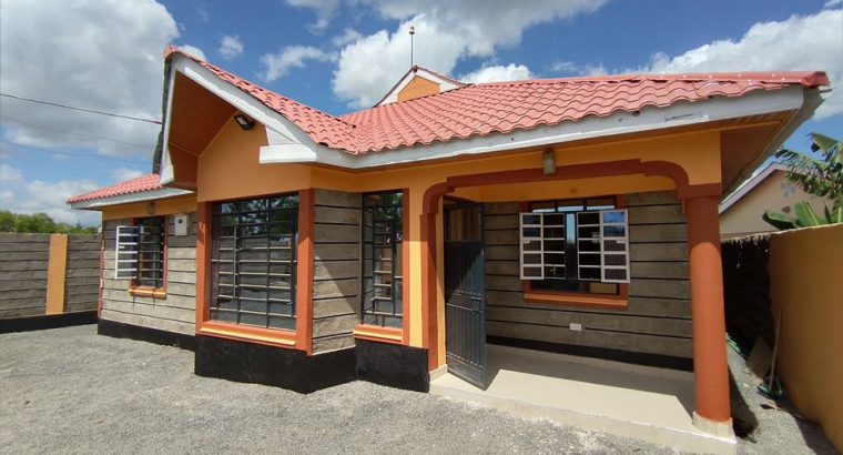 3 BEDROOM BUNGALOW MASTER ENSUITE – KIMBO,MATANGI.