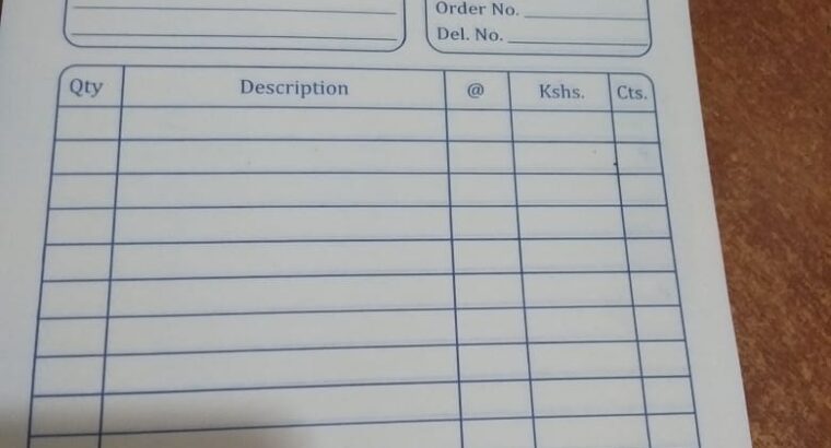 Invoice Printing Services