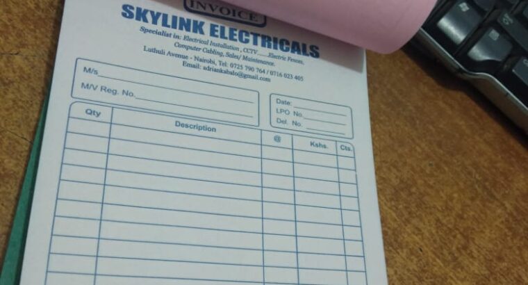 Invoice Printing Services