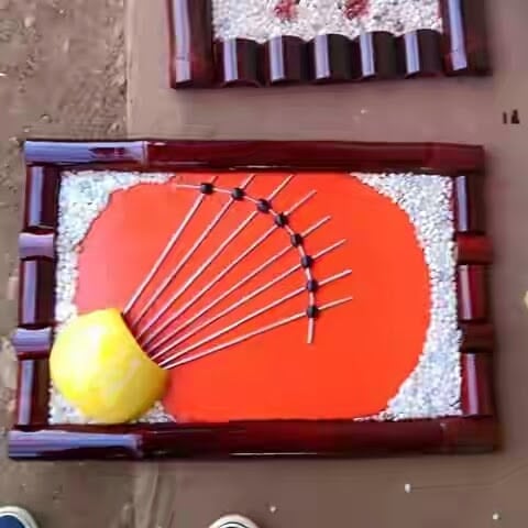 Bamboo wall hangings