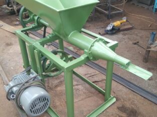Charcoal briquette machine