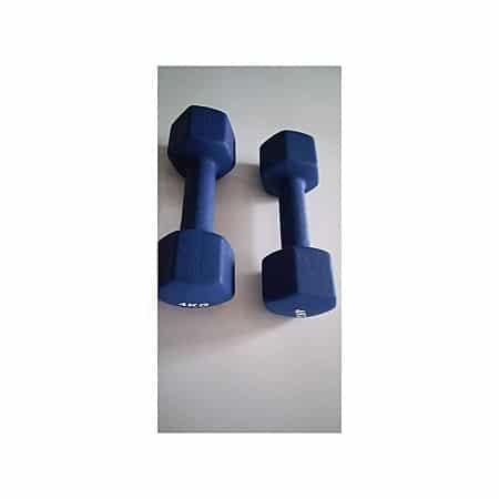 4KG DUMBBELL GYM WEIGHT NEOPRENE SHAPE – Jamboshop