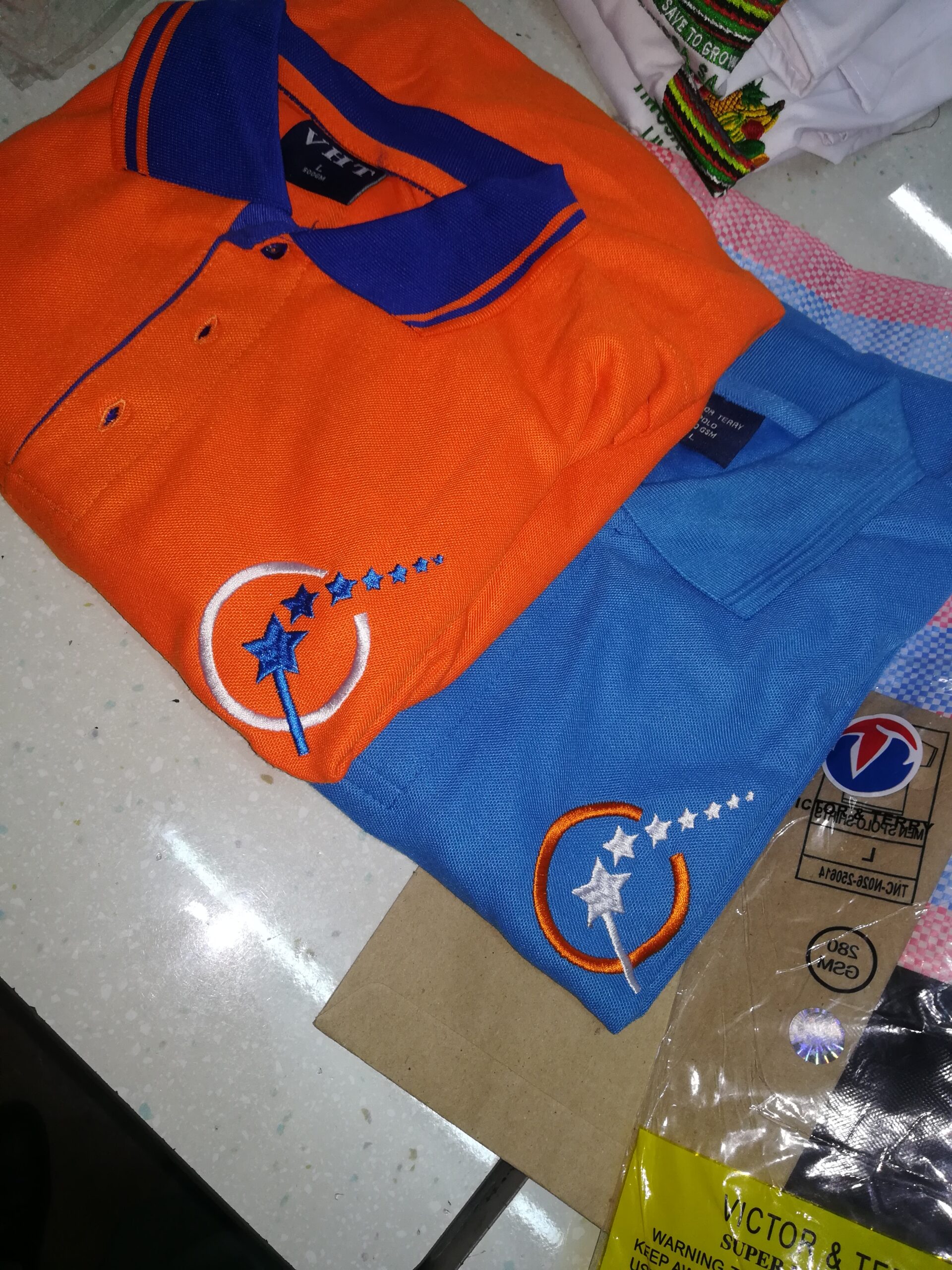 T-shirt branding