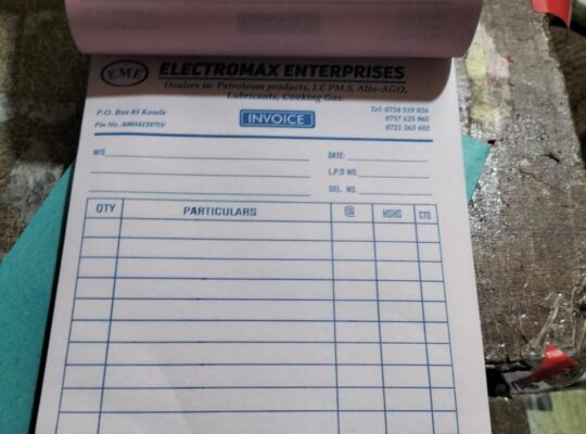 Invoice Printing services