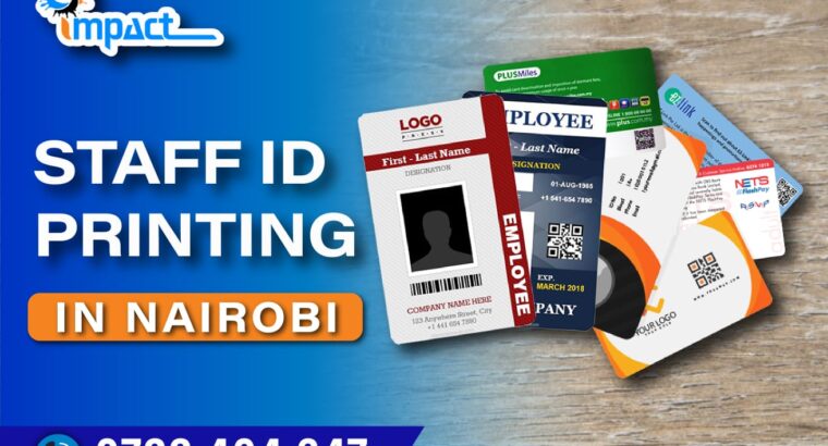 STUDENTS ID, STAFF, EMPLOYEE ID TAGS