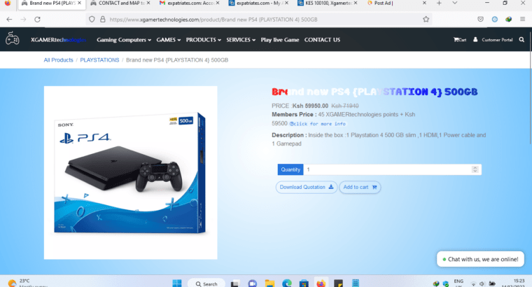 Brand new PS4 {PLAYSTATION 4} 500GB