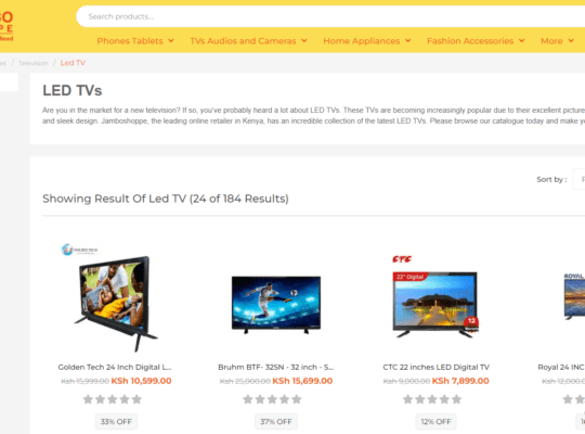 Best LED Smart TVs in Kenya for Immersive Entertai