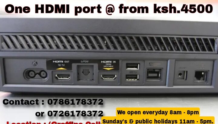 We replace damaged XBOX One HDMI port @ from ksh.4