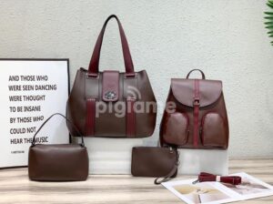 Elegant 4 in one ladies handbag