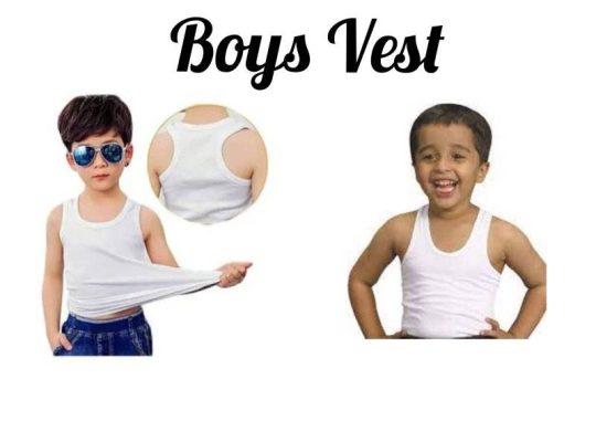 3 pc Set Boys Quality Vest