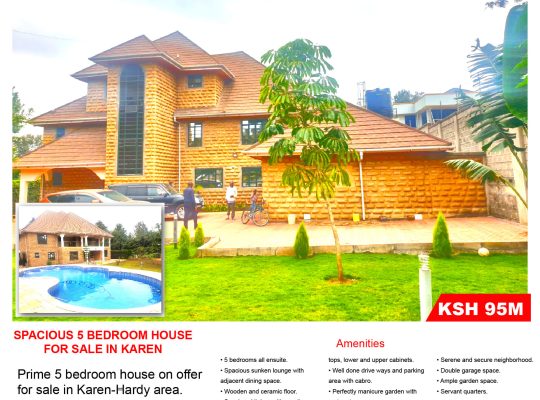 LUXURIOUS KAREN 5 BEDROOM HOUSE