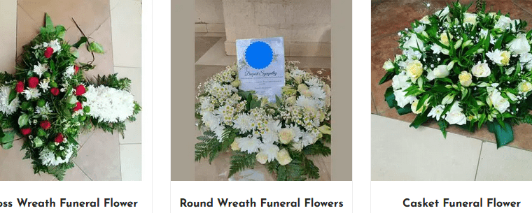 funeral flowers delivery in Kenya
