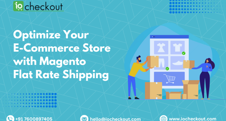 E-Commerce Store with Magento Flat Rate Shipping
