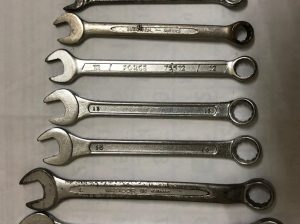 spanners in different sizes metric- fix, ring & co