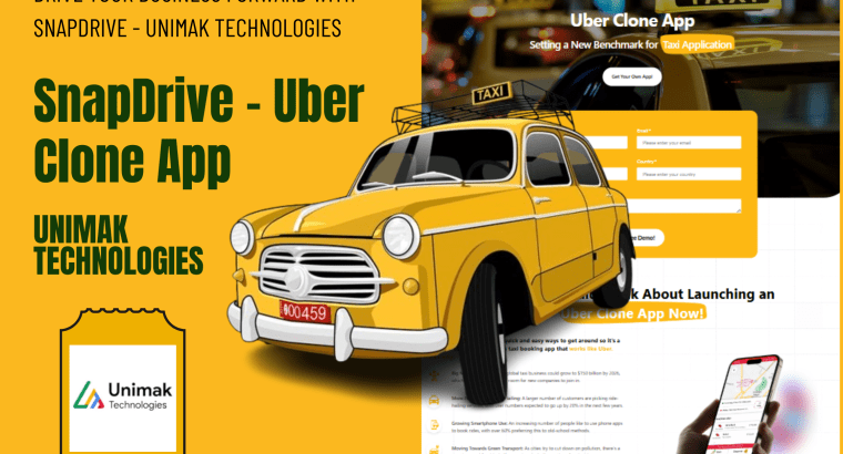 Uplift Your Taxi Startups with Uber Clone App